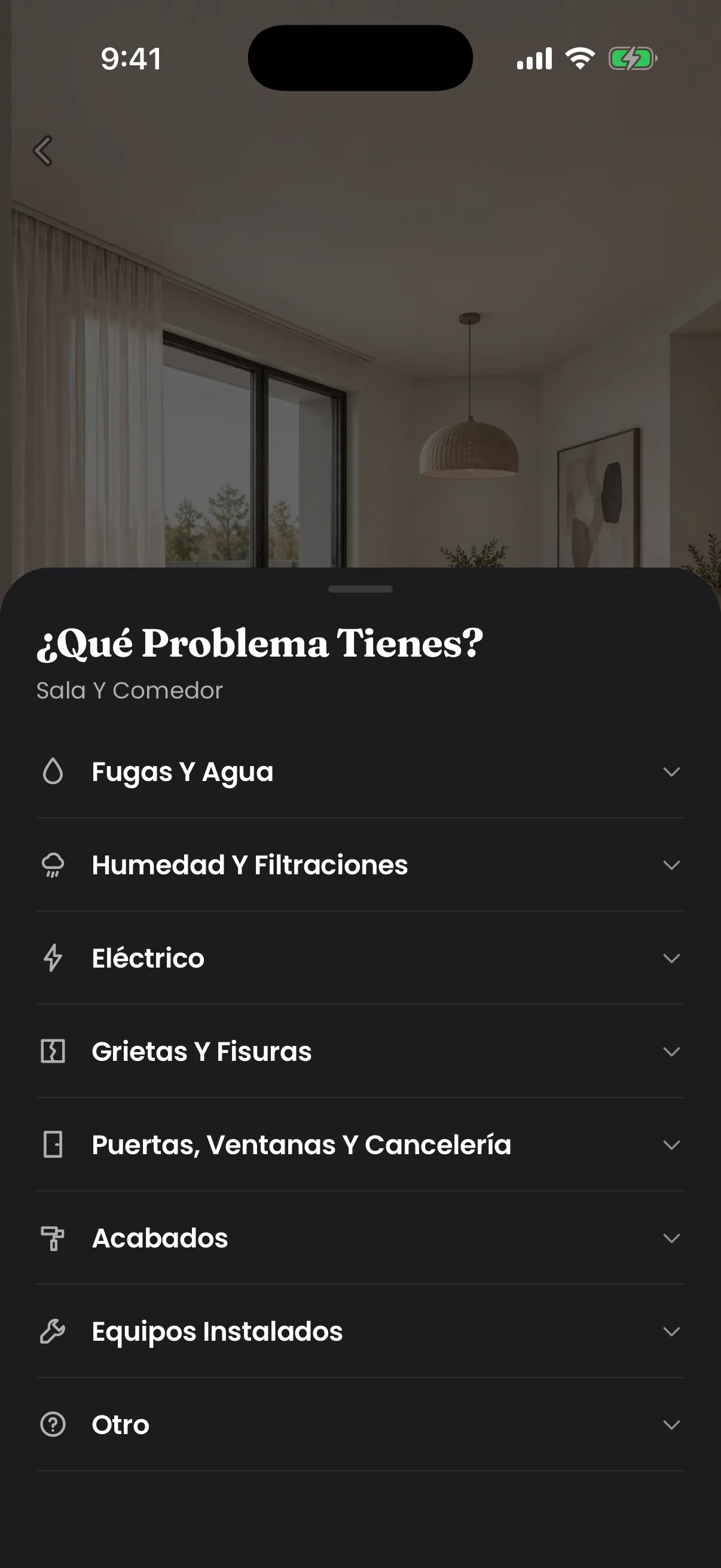 Catálogo de problemas por categoría